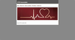Desktop Screenshot of cprassociates.net
